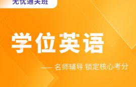2025年学位英语无忧通关班