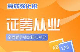 2025年证券从业高效强化班