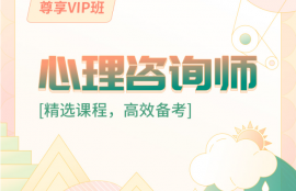 2025年心理咨询师尊享VIP班